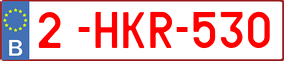 Truck License Plate